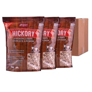 2 lb. Hickory BBQ Smoking Chips (3-Pack)