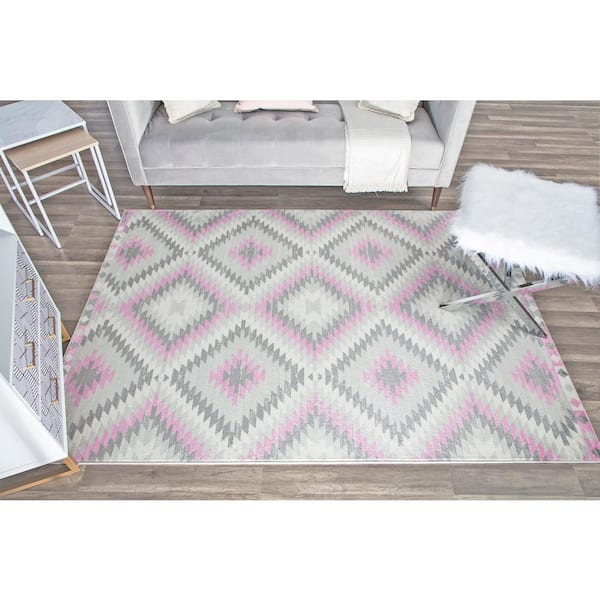 Bodrum Taffy 2'x4' Moroccan Gray Area Rug