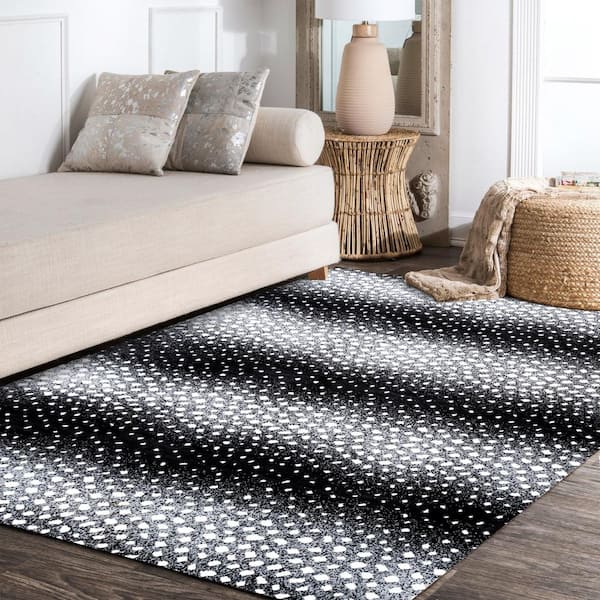 runrug Zebra Print Rug Runner - Width: 2 Foot