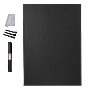 96 in. L x 72 in. W Gym Flooring Mat Covered 48 sq. ft. 0.28 T Non Slip High Density Premium Yoga Mat Fitness Mat, Black