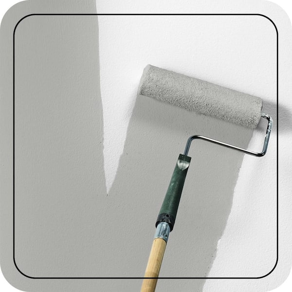 1 gal. #PPU18-11 Classic Silver Ceiling Flat Interior Paint & Primer