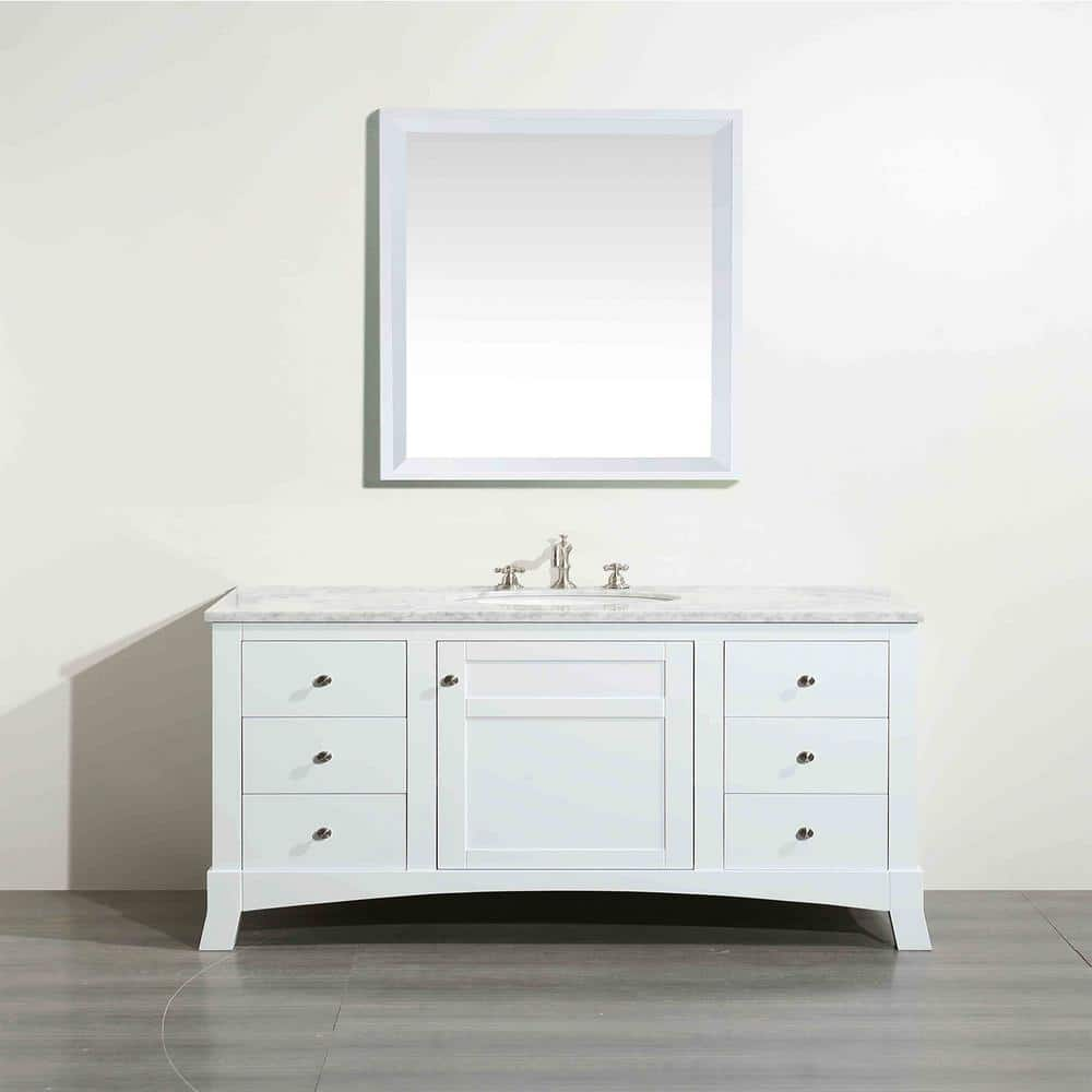 Eviva New York 42 in. W x 21.6 in. D x 32.6 in. H Bathroom Vanity in ...