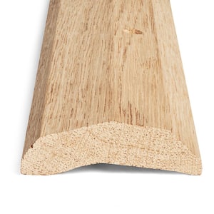 Oak Hardwood 2 in. x 36 in. Carpet Trim Transition Strip