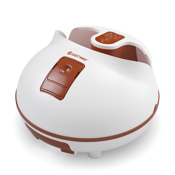Steam Foot Bath Massager Foot Sauna Care in Brown