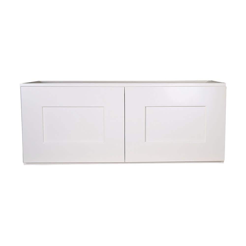 Brookings Plywood Ready to Assemble Shaker 30x12x12 in. 2-Door Wall Kitchen Cabinet in White price history on PriceWatchPro