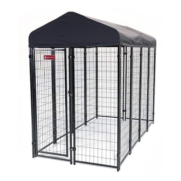 STAY Series Steel Grey Villa Kennel (4 ft. x 8 ft. x 6 ft)