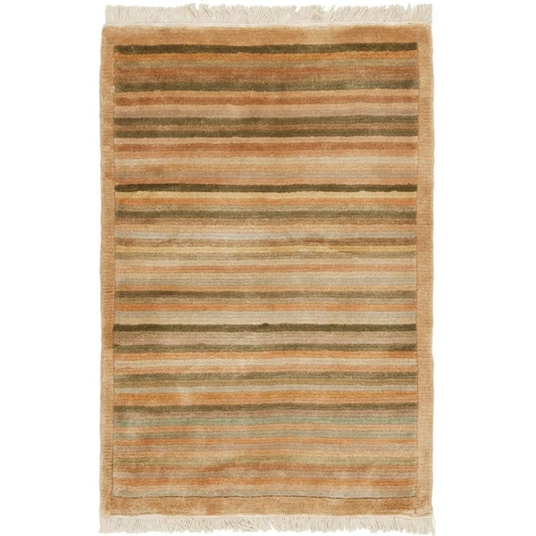 Safavieh Tibetan Apricot/Sage 3 ft. x 5 ft. Area Rug