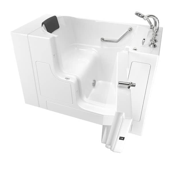 American Standard Gelcoat Premium 52 in. Right-Hand Walk-in Soaking Bathtub in White