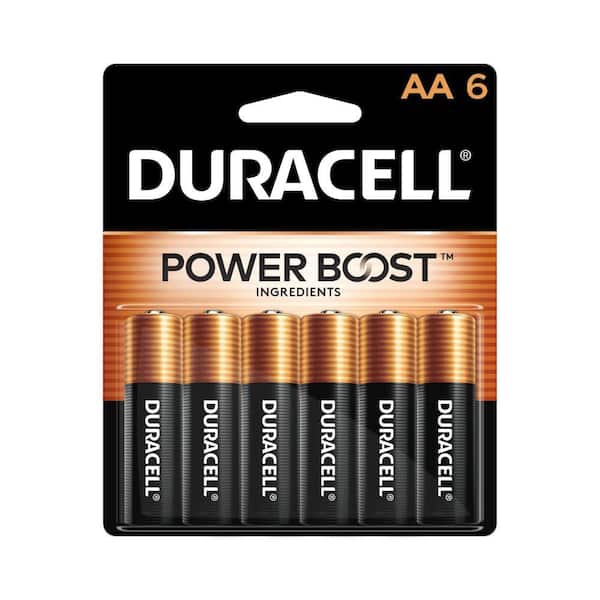 Duracell Coppertop Alkaline AA Batteries (6-Pack), Double A Batteries