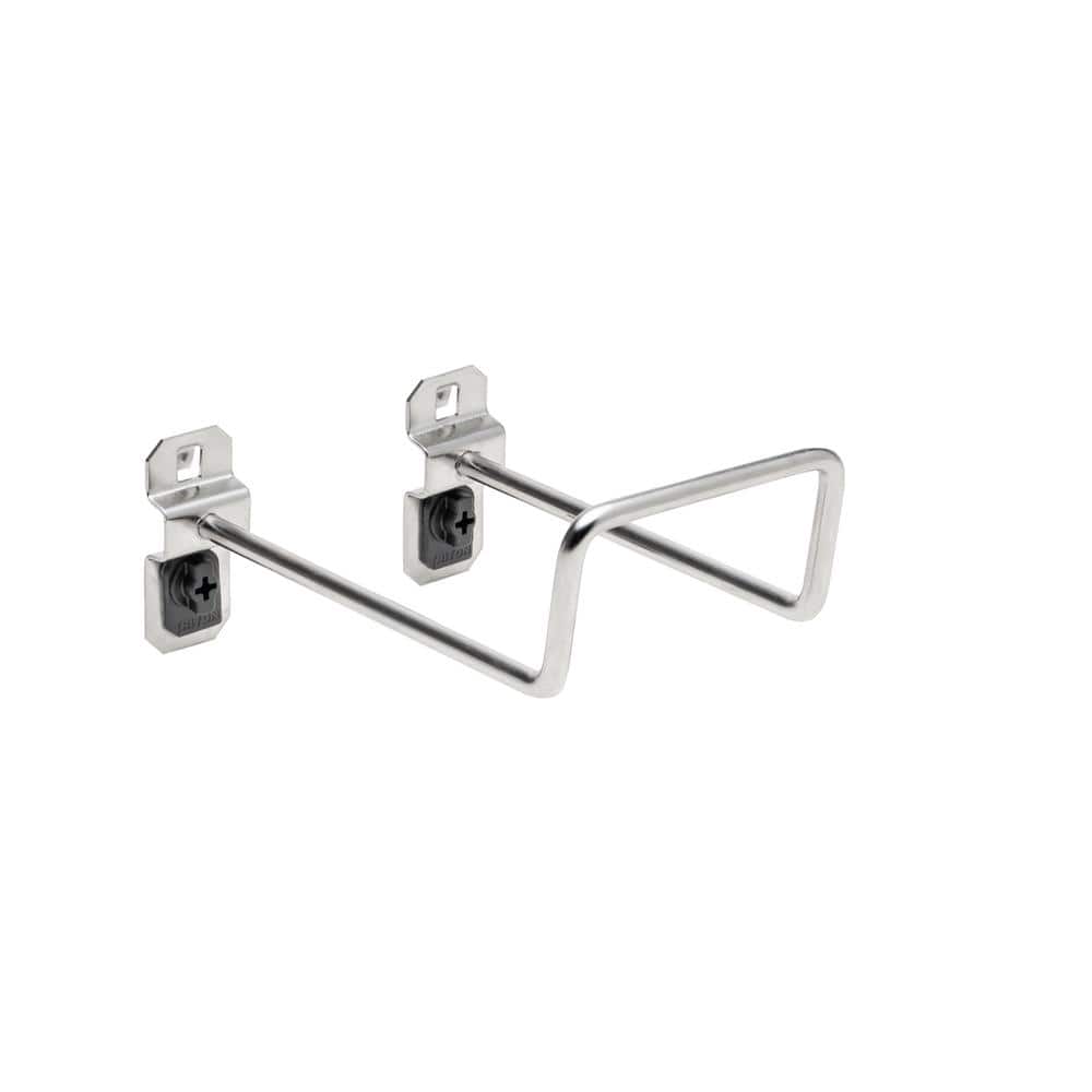 5 in. 80° Bend Double Closed End Loop Pegboard Hook For Stainless Steel Lo