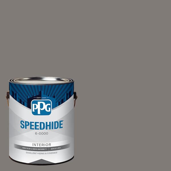 1 gal. PPG1007-6 Cool Charcoal Semi-Gloss Interior Paint