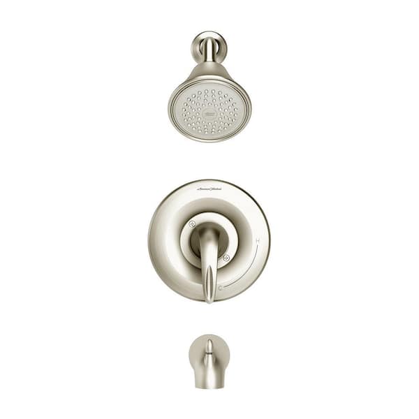 American Standard Reliant 3 1-Handle Tub and Shower Faucet Trim Kit for Flash Rough-In Valves in Brushed Nickel (Valve Not Included)