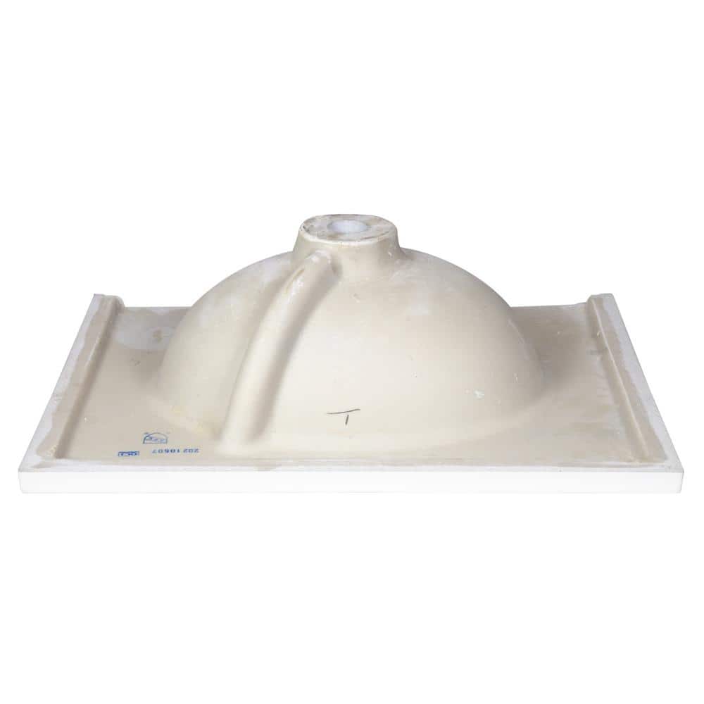 Solid White Cultured Marble 25" Vanity Top with Integrated Sink
