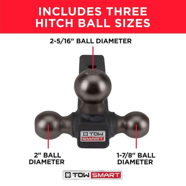 TowSmart Class 3 Up to 8,000 lb. Swap-A-Ball 1-7/8 in., 2 in. and