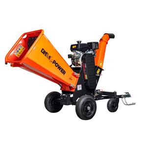 6 in. 14 HP Gas Powered Kohler Engine Kinetic Chipper Shredder with Electric Start and DOT Road Legal Tires