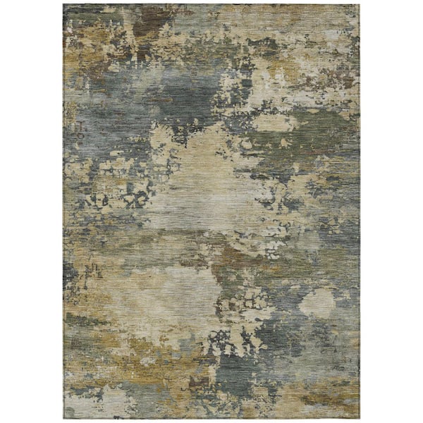 Addison Rugs Chantille Machine Washable Indoor/Outdoor Abstract ACN2067 Gray 3 ft. x 5 ft. Area Rug