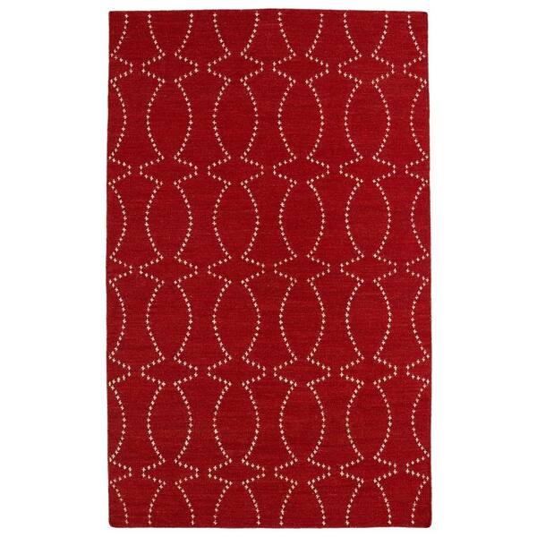 Kaleen Glam Red 2 ft. x 3 ft. Area Rug