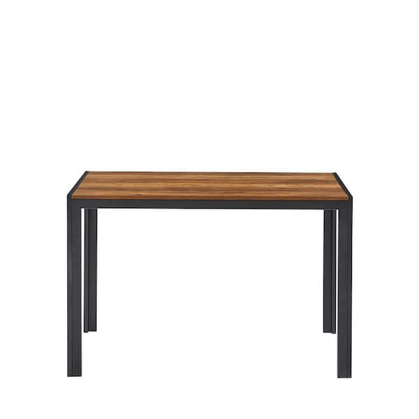 TIRAMISUBEST TD Garden Outdoor Wood Modern Minimalist Style Dining Table with Extension