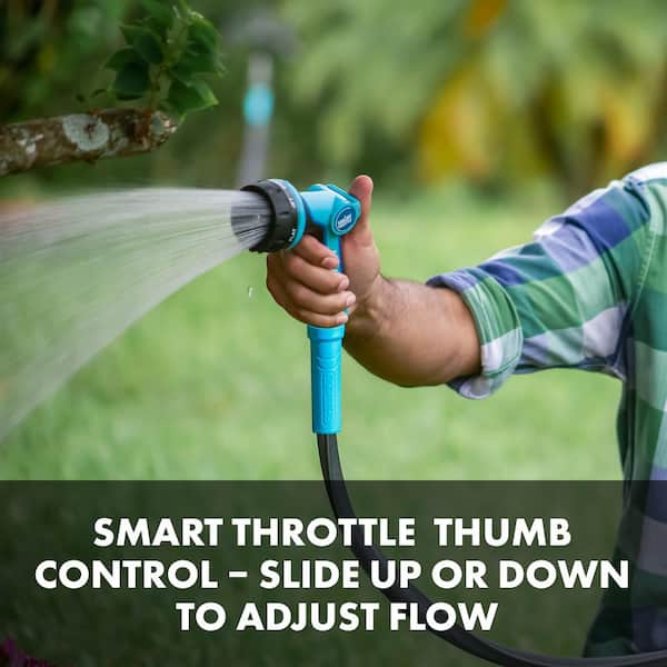 1/2 Inch Adjustable Flow Water External Thread Garden Hose Nozzle