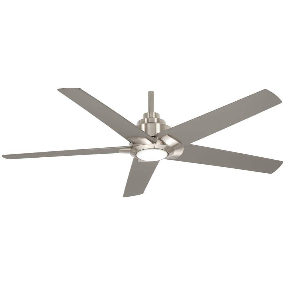 Mickelson 52 in. LED Indoor Brushed Nickel Ceiling Fan with Light price history on PriceWatchPro