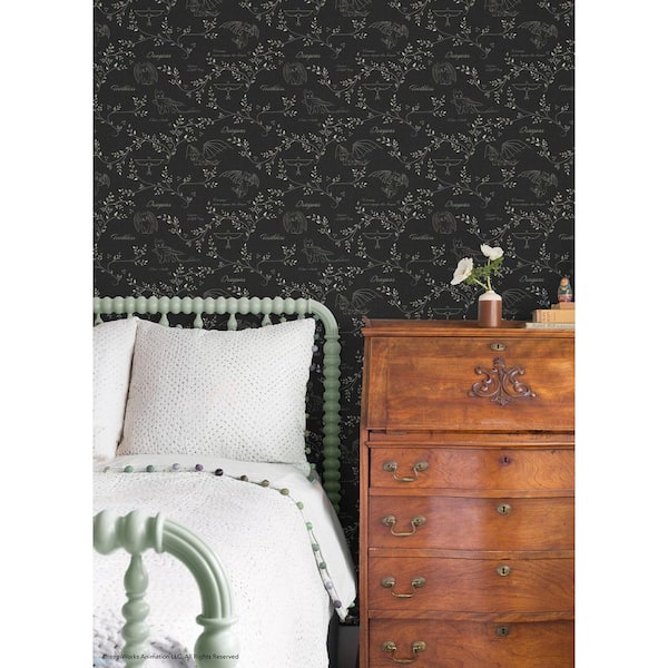 How to Train Your Dragon Toothless Radical Nature Black Peel and Stick Wallpaper