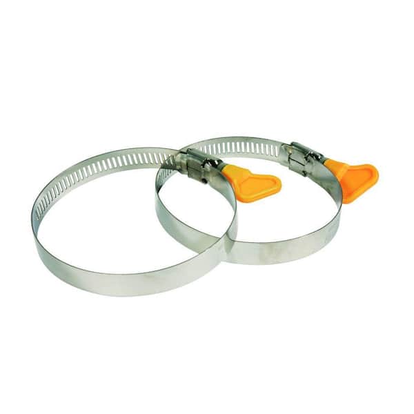 Camco 3 in. RV Sewer Hose Twist-IT Clamps (2-Pack)