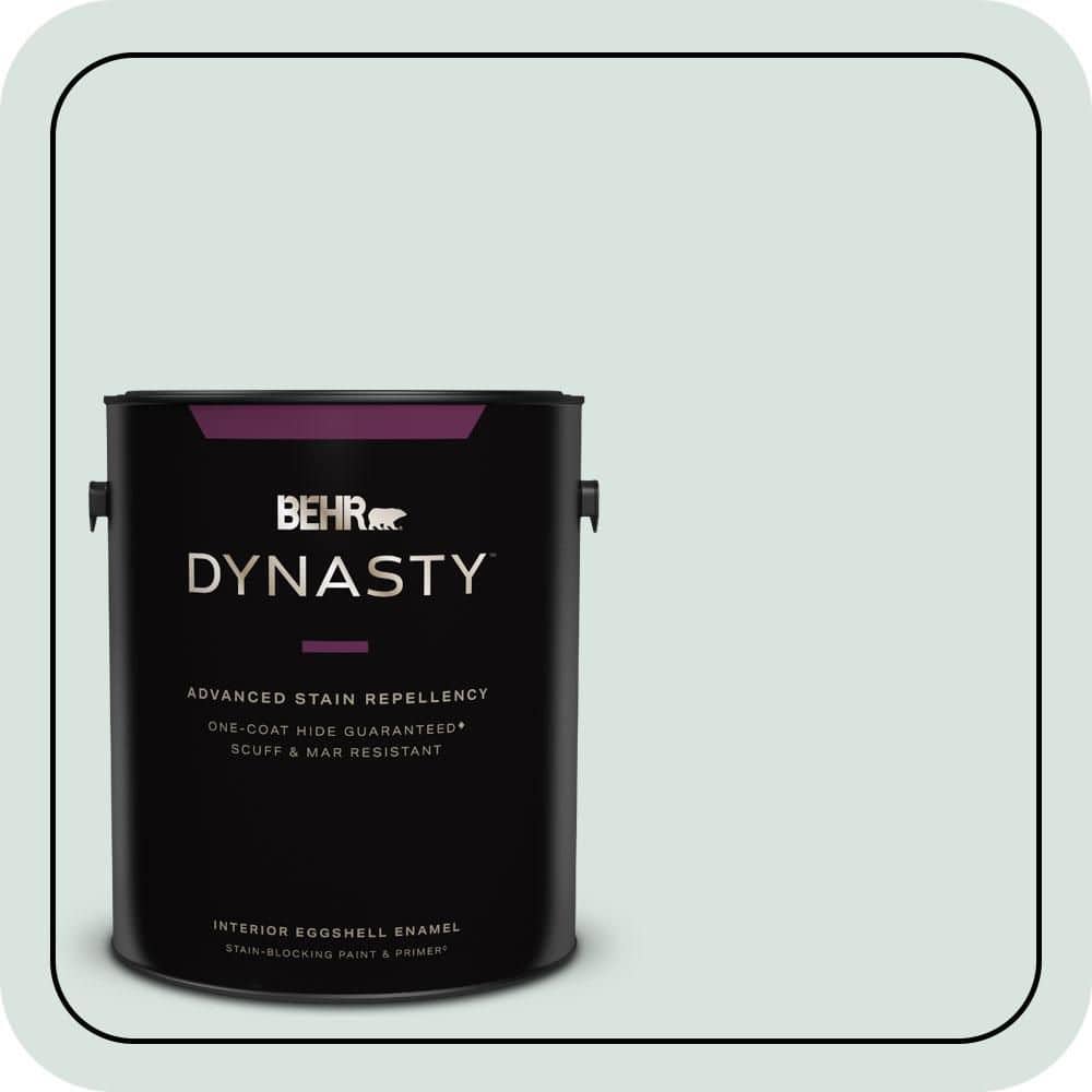 1 gal. #N430-1 Mountain Peak White Eggshell Enamel Interior Stain-Blocking Paint & Primer price history on PriceWatchPro