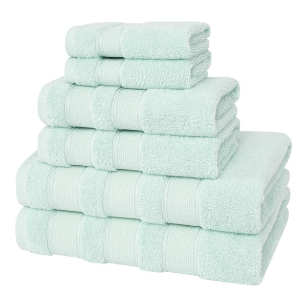 6 Piece 100% Cotton Towel Set, Salem Linen Towels