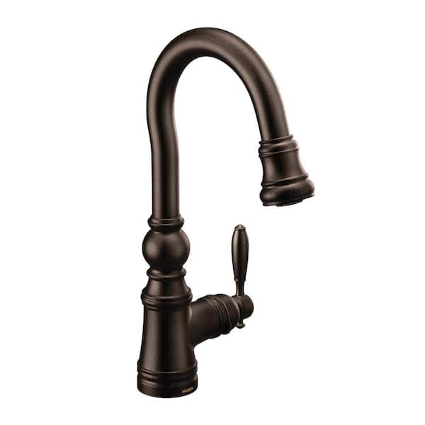 Weymouth Single-Handle Pull Down Sprayer Bar Faucet in Oil-Rubbed Bronze