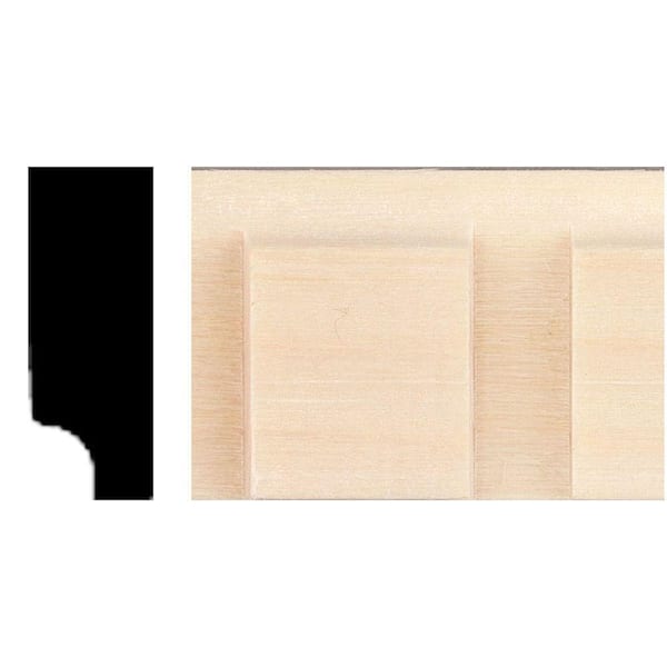 3/8 in. x 1 in. x 8 ft. Hardwood Dentil Panel Moulding