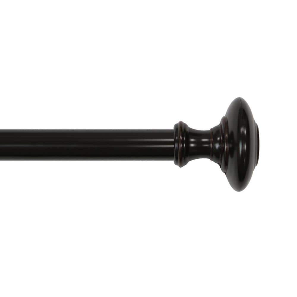 Lumi Home Furnishings 36 in. 72 in. Adjustable Single Curtain Rod 1