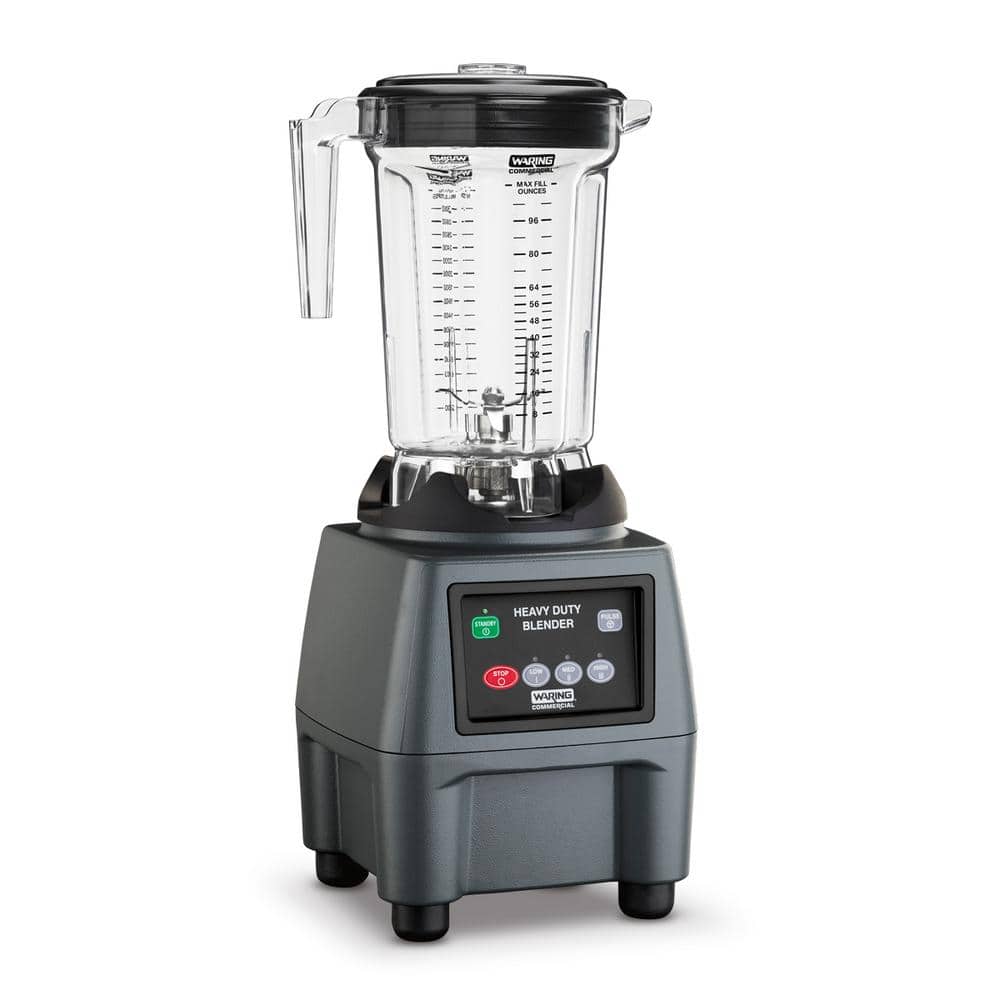 Waring Commercial Blade Series 1 HP Blender with Electronic Touchpad  Controls and Stainless Steel Container