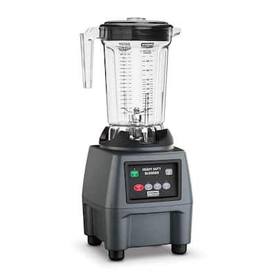 CB15 128 oz. 3-Speed Clear Blender Grey with 3.75 HP and Electronic Touchpad Controls with Copolyester Jar