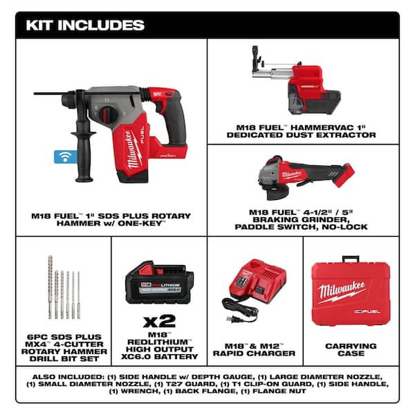 Milwaukee M18 FUEL ONE-KEY 18V Lithium-Ion Brushless Cordless 1 in 