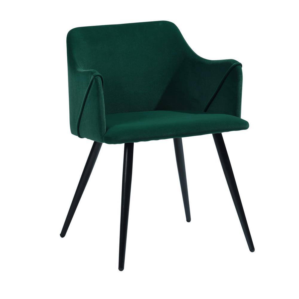  Frosted Upholstered Dining Chairs (Set of 2)