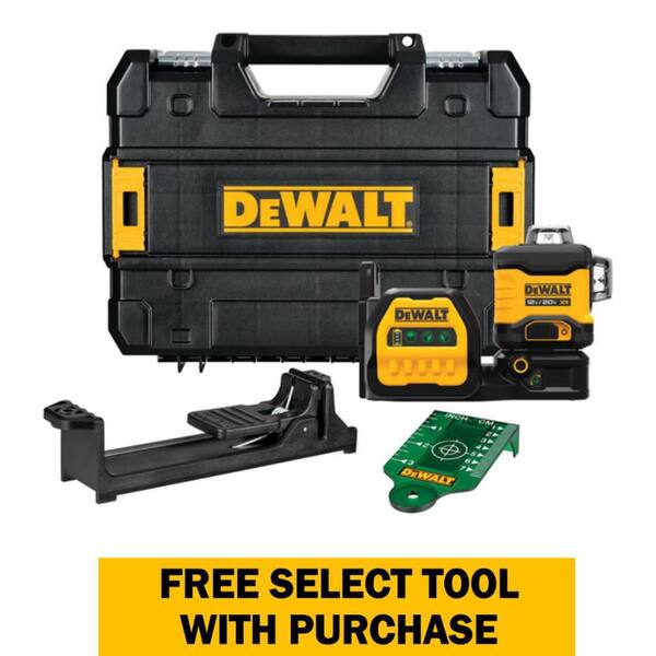 DEWALT 20-Volt/12-Volt Cross-Line Laser 