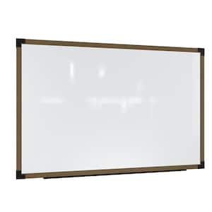 Prest 36 in. x 72 in. Magnetic Whiteboard with Wood Frame, 1-Pack