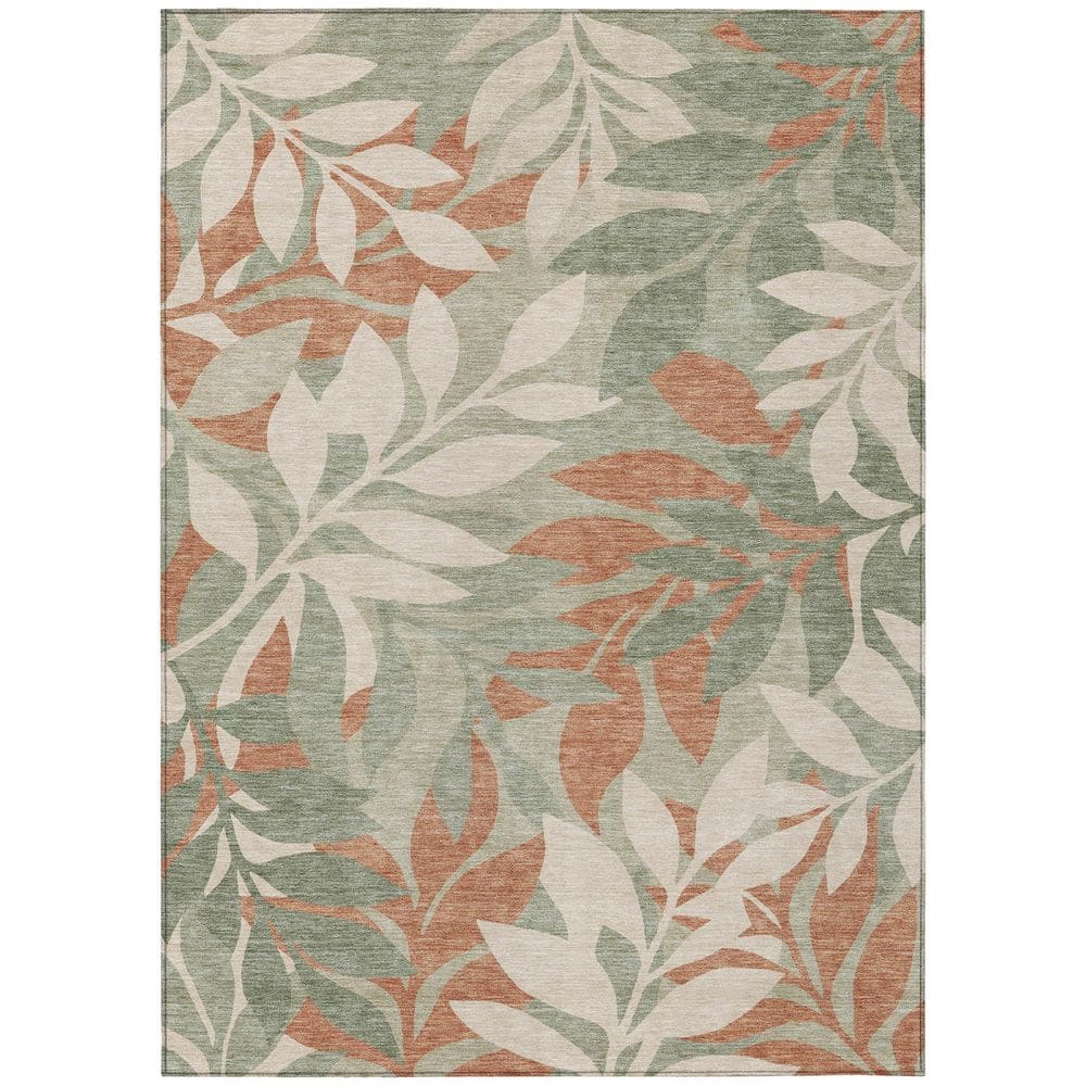 Chantille Machine Washable Indoor/Outdoor Abstract ACN2955 Aloe 5 ft. x 7 ft. 6 in. Area Rug price history on PriceWatchPro