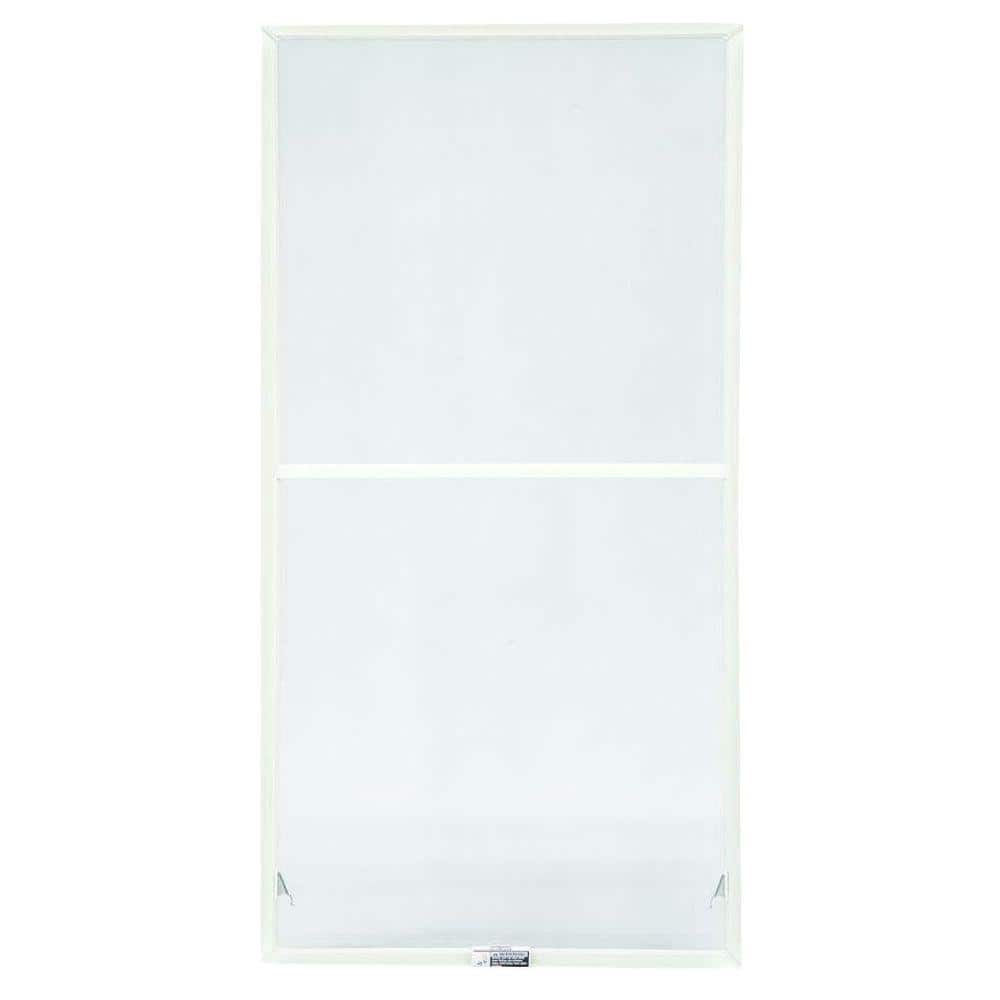 43-7/8 in. x 62-27/32 in. 200 and 400 Series White Aluminum Double-Hung Tru