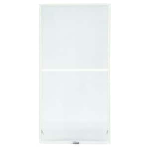 43-7/8 in. x 62-27/32 in. 200 and 400 Series White Aluminum Double-Hung TruScene Window Screen