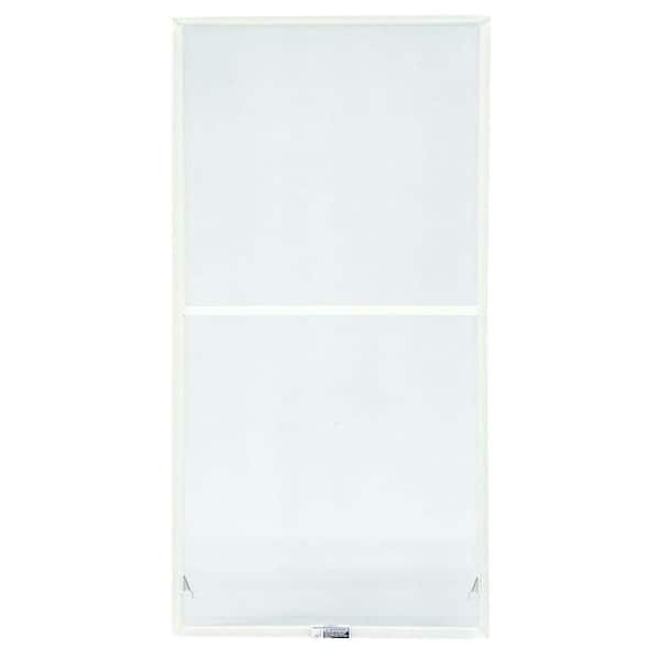 43-7/8 in. x 62-27/32 in. 200 and 400 Series White Aluminum Double-Hung TruScene Window Screen