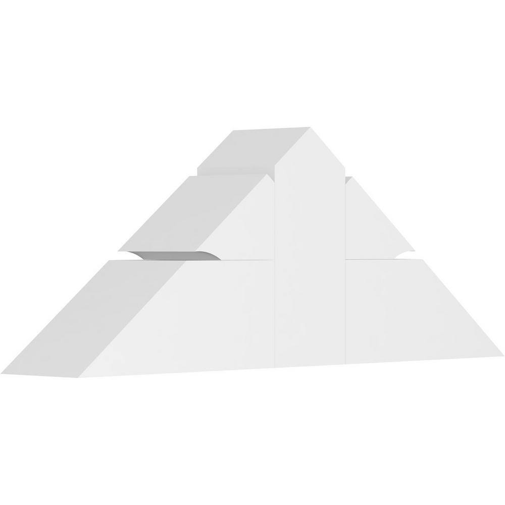 36 in. W x 13 1/2 in. H x 6 in. D x 6 in. F, 9/12 Pitch, Richland Signature Urethane Gable Bracket, Primed Tan price history on PriceWatchPro