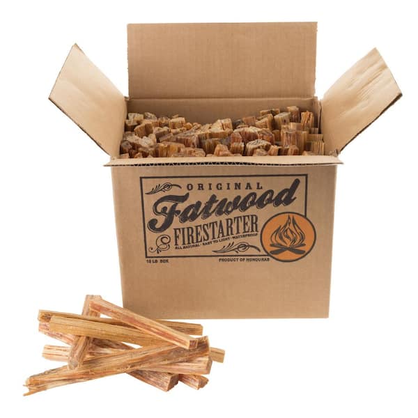 Pure Garden 10 Lbs Fatwood Firestarter, Fire Pit Sticks Home Depot