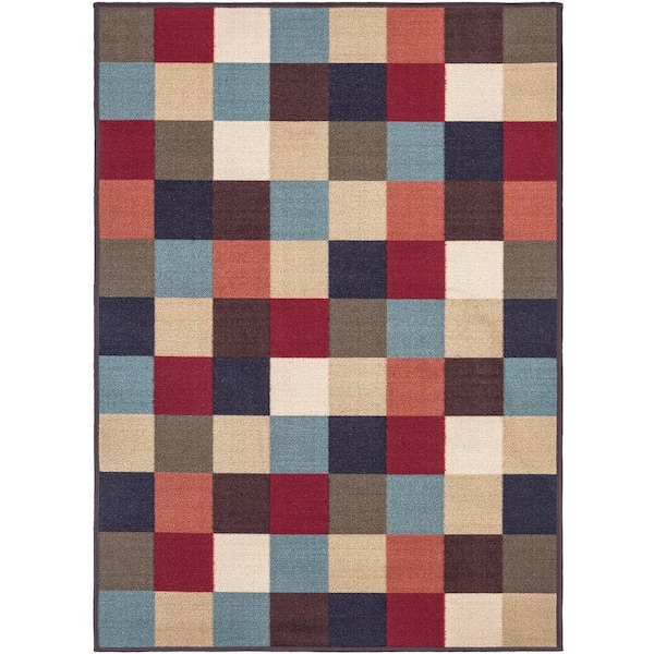 Ottomanson Assorted Sizes Collection Multi 2 ft. x 4 ft. Style 1 Area ...