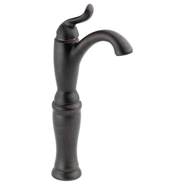 Delta Linden Single Hole Single-Handle Vessel Bathroom Faucet in Venetian Bronze