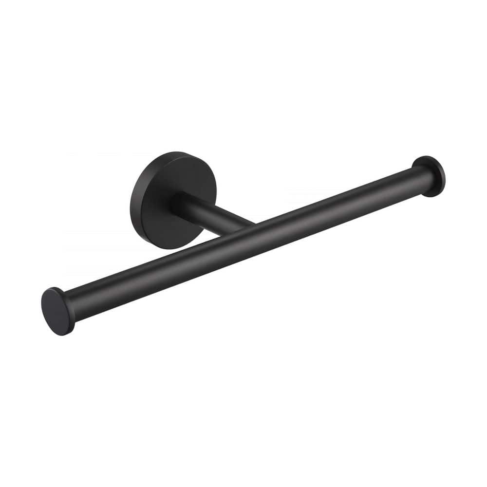 Bathroom Accessories Wall Mounted Toilet Paper Holder Round Post in Matte Black price history on PriceWatchPro