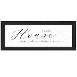 A Clean House by Unknown 1 Piece Framed Graphic Print Typography Art Print 11 in. x 23 in. .