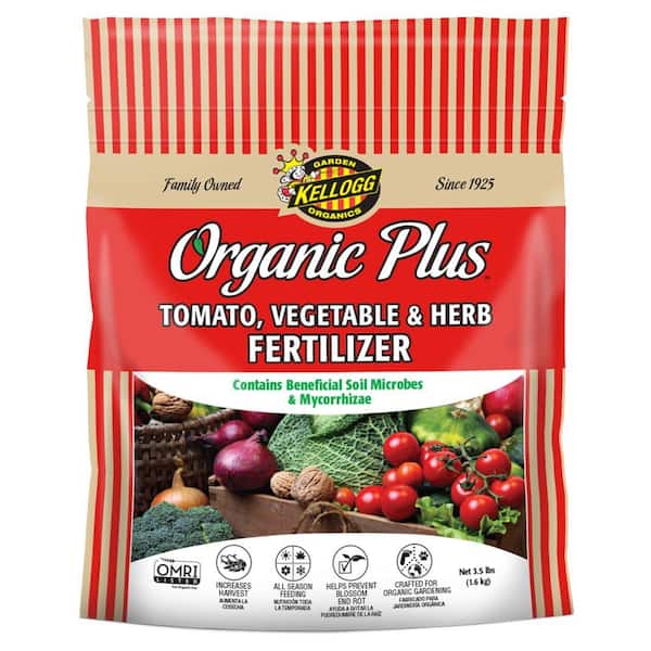 Kellogg Garden Organics 3.5 lb. Organic Tomato Vegetable and Herb Fertilizer