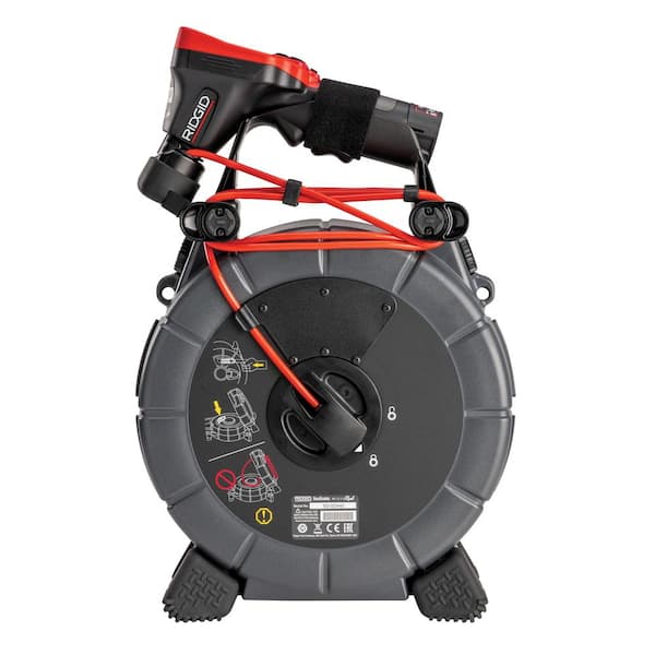 SeeSnake APX MicroReel Drain Snake Video Inspection System with CA-350 Inspection Camera for Lines Up to 100 ft.
