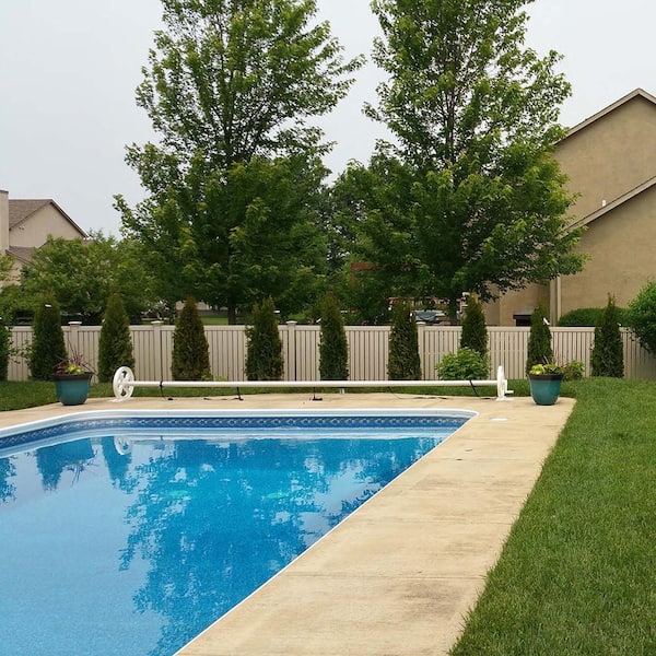 Hanover 4 ft. H x 6 ft. W Tan Vinyl Pool Fence Panel